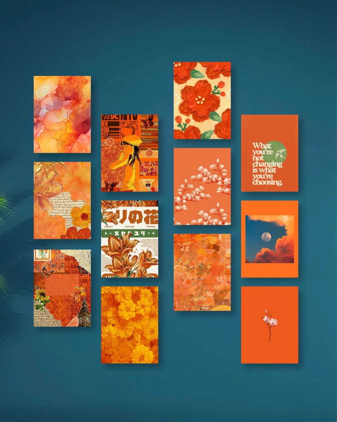 COLOR ICONS | ORANGE VIBES | PREMIUM POSTER PRINT