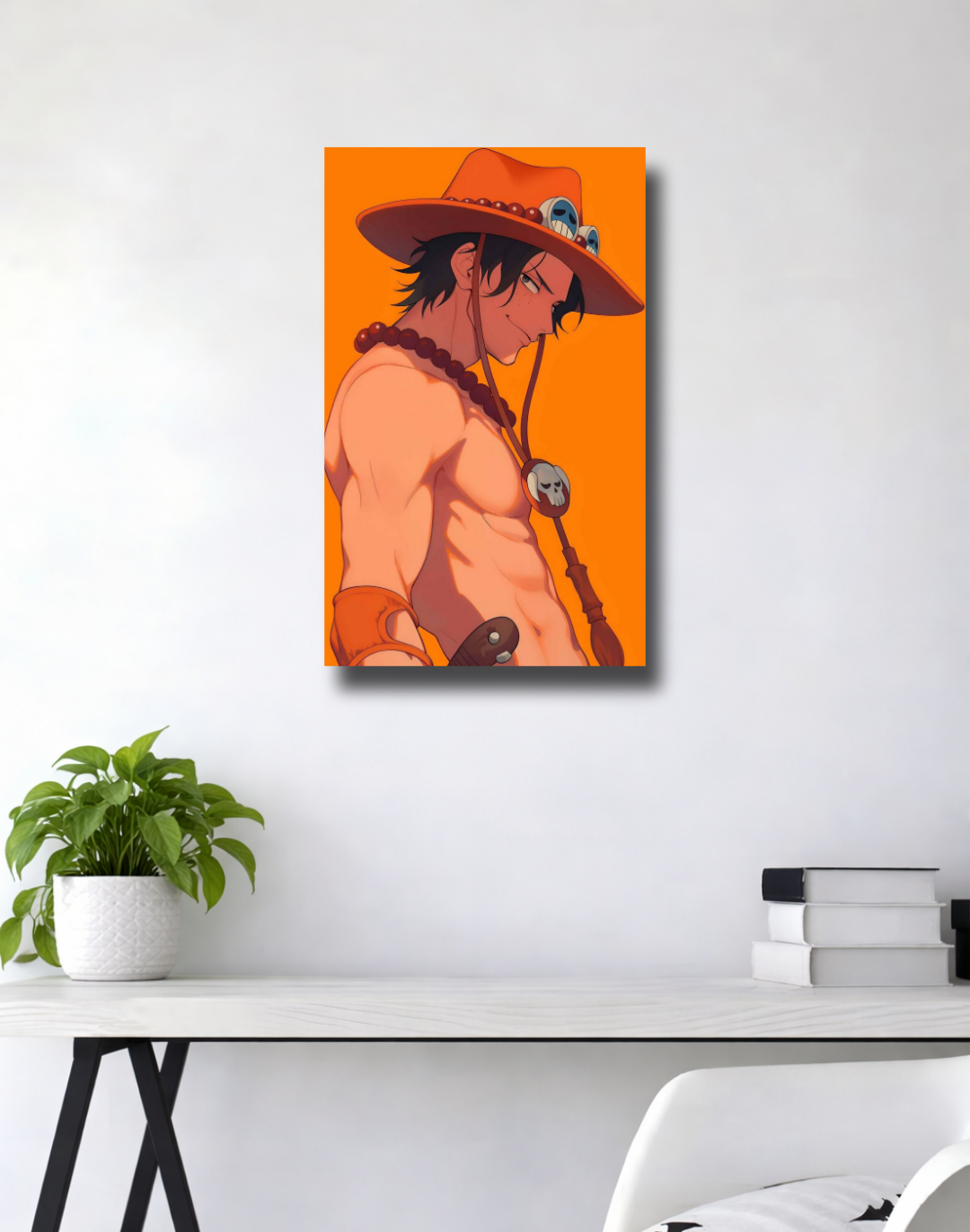 PORTGAS D. ACE | ONE PIECE ANIME WALL ART | PREMIUM PRINT
