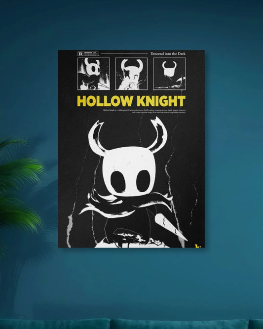 HOLLOW KNIGHT | EPIC UNDERGROUND ADVENTURE | PREMIUM PRINTS