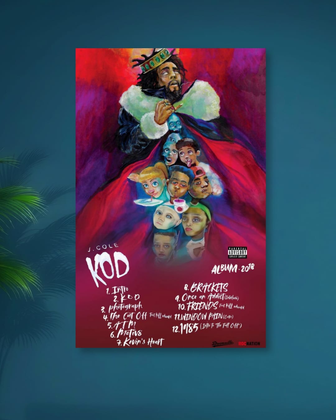 JCOLE|KOD|TRACKLIST