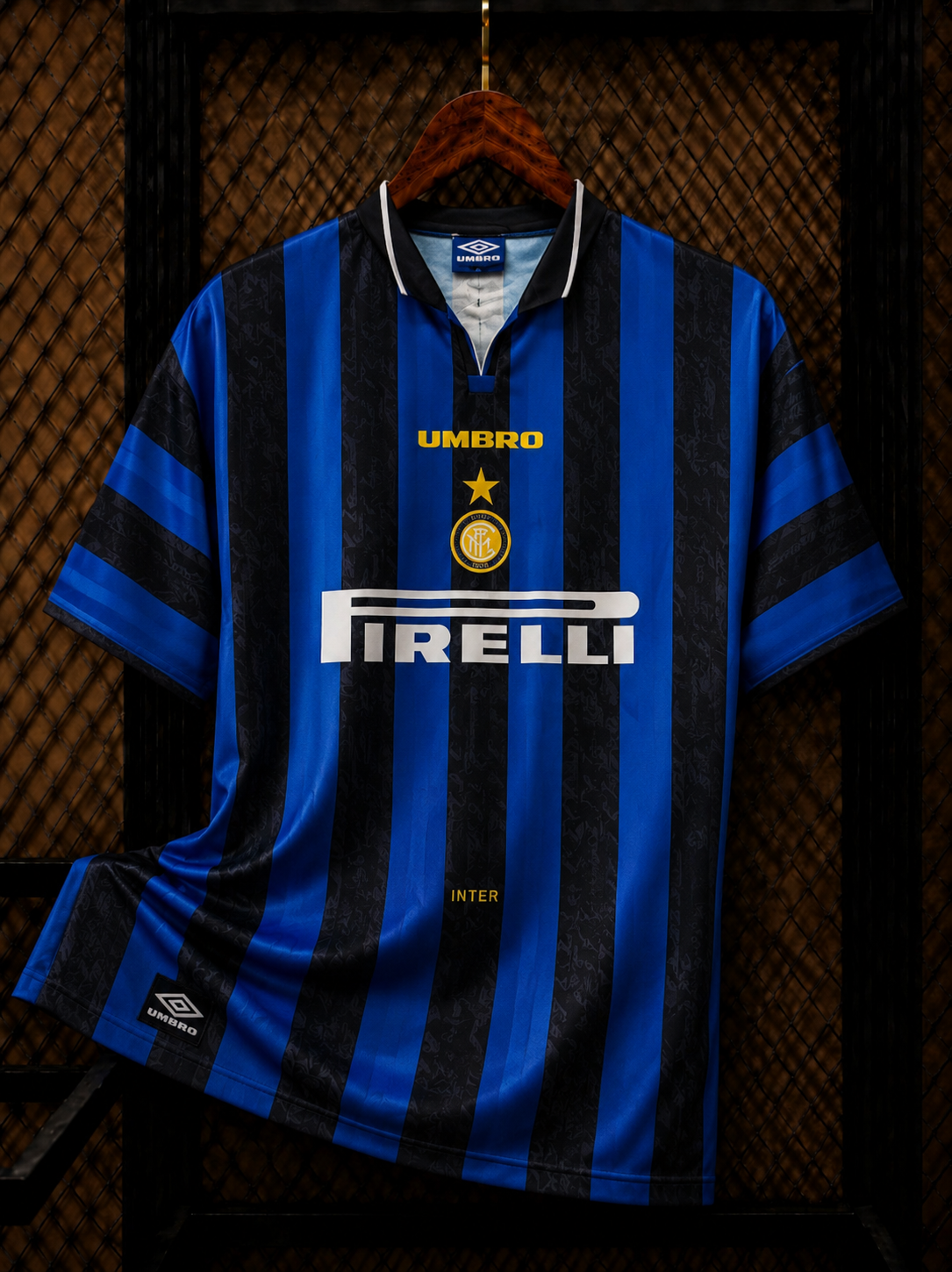 Umbro Inter Milan Retro Home Jersey – Pirelli Sponsor
