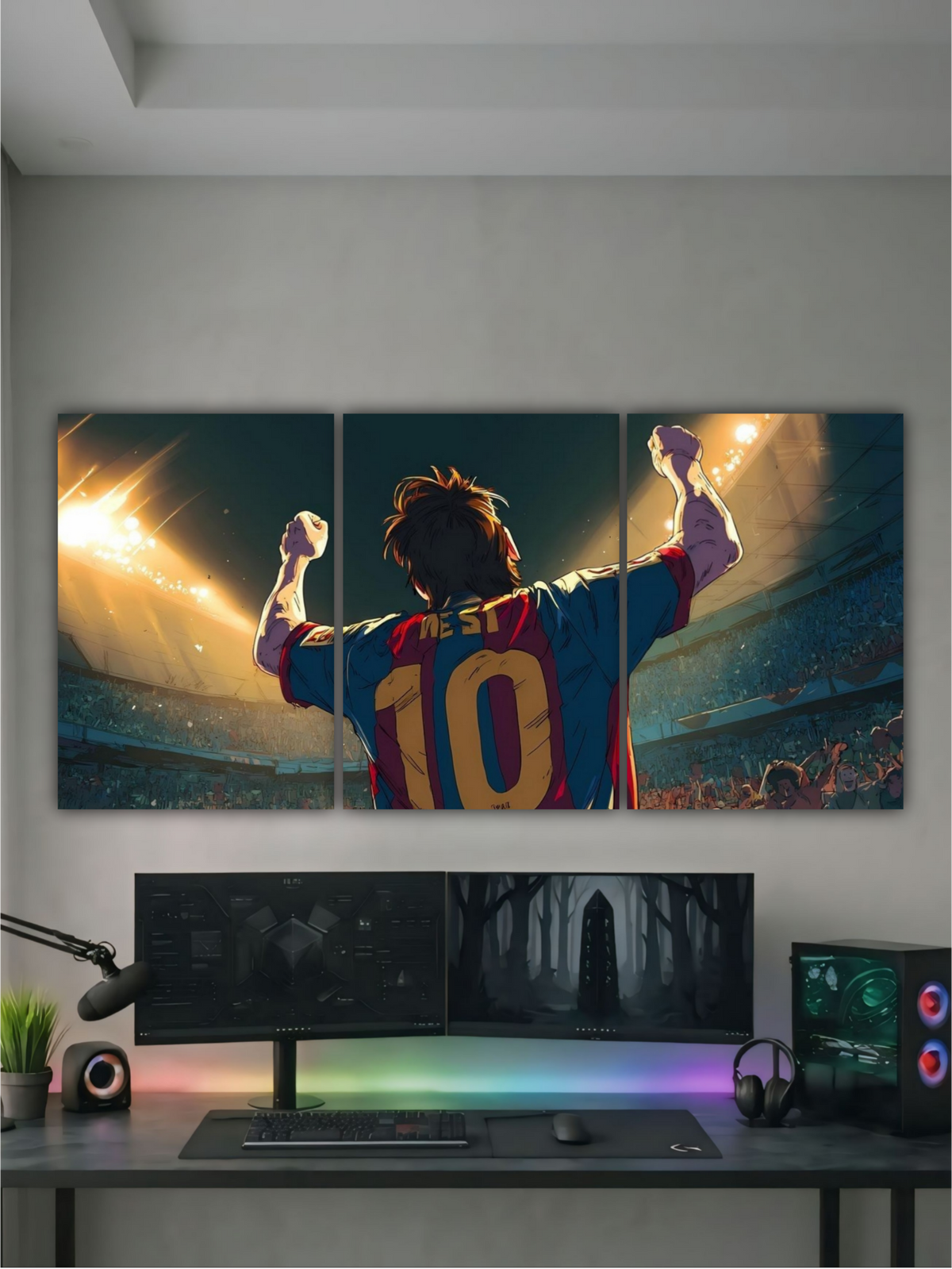 MESSI GOAL MACHINE || SPLIT POSTER