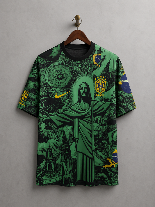 Brazil Christ the Redeemer Theme Kit with Shorts