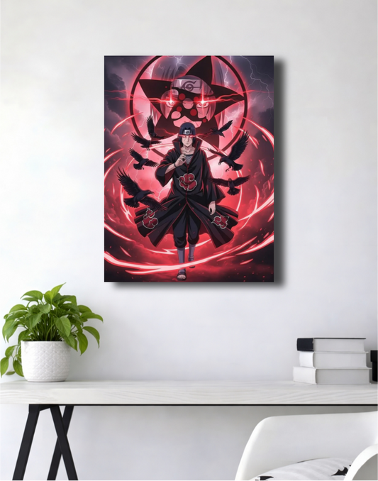 Itachi | Crow Guardian | Premium Quality Poster