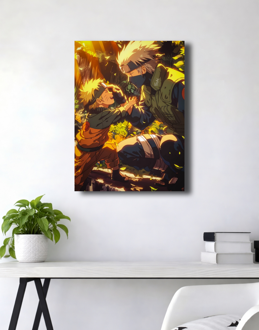 Naruto & Kakashi | Calm Strategist | Premium Quality Poster