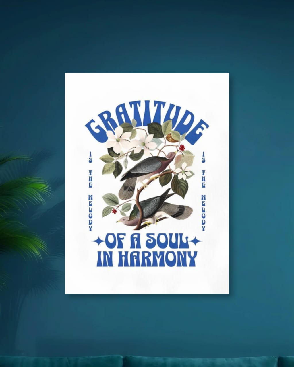 GRATITUDE OF A SOUL IN HARMONY|ROOM DECOR
