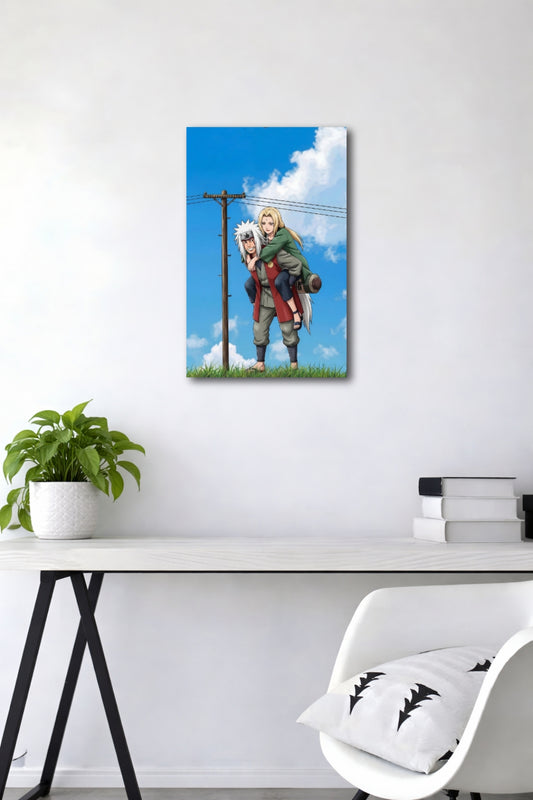 Jiraiya & Tsunade | Hidden Leaf Legends | Premium Quality Poster