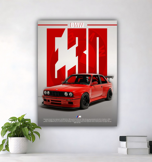 BMW E30 CLASSIC LEGEND || SINGLE POSTER