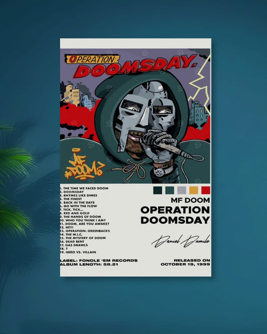MF DOOM|OPERATION DOOMSDAY|AUTOGRAPH