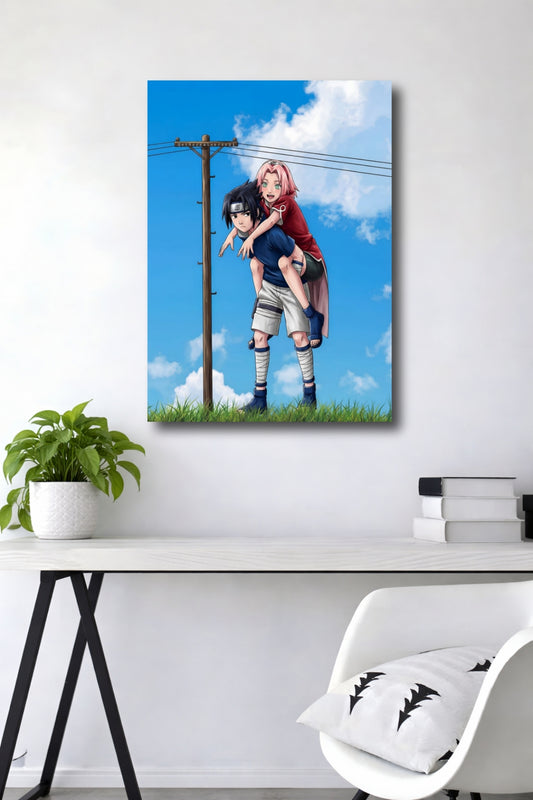 Sasuke & Sakura | Heart & Power | Premium Quality Poster