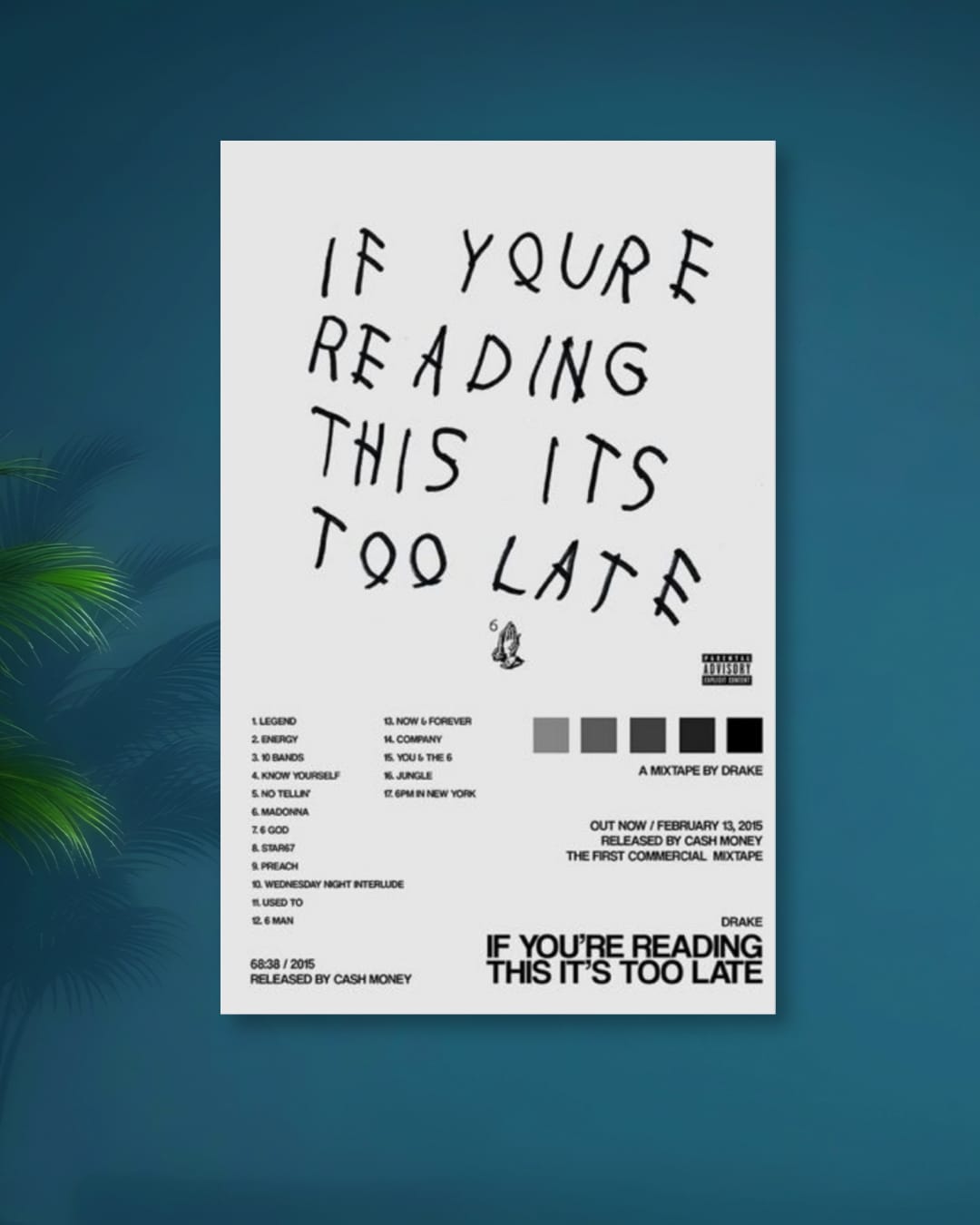 DRAKE| IF YOU'RE READING THIS ITS TOO LATE| ALBUM| TRACKLIST