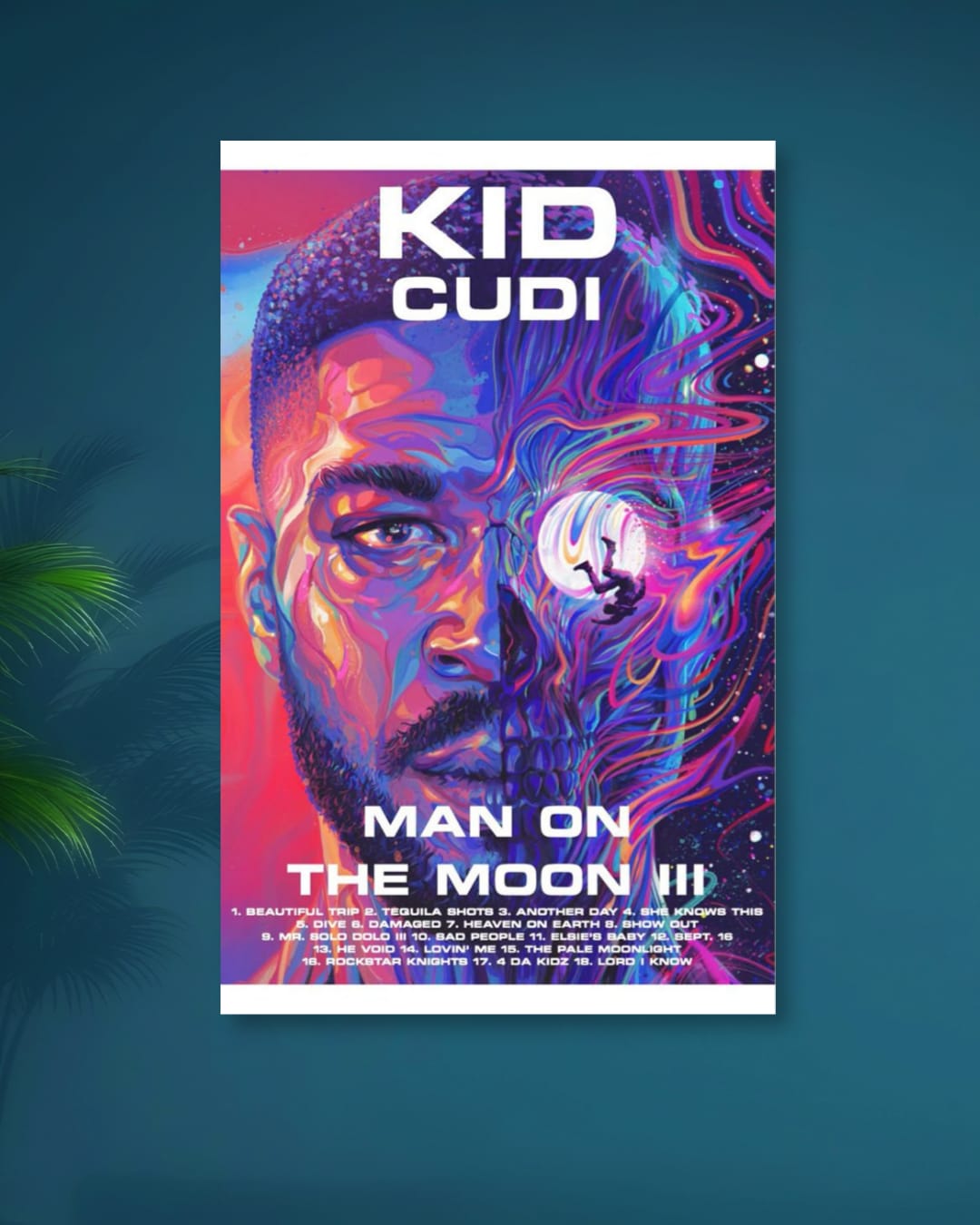 KID CUDI| MAN ON THE MOON III| ALBUM COVER|