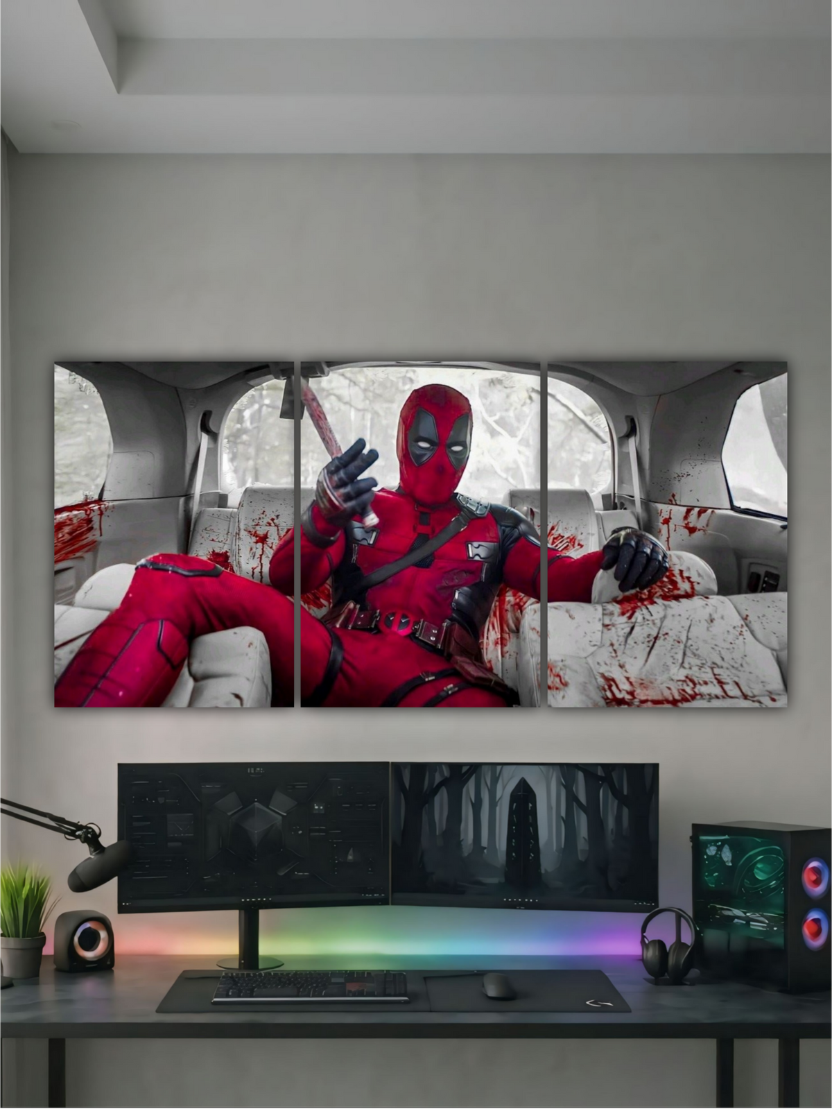 DEADPOOL RED SUIT CHAOS || SPLIT POSTER
