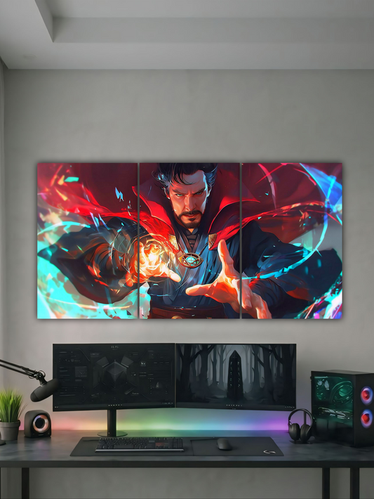 DOCTOR STRANGE MASTER OF MYSTIC ARTS || SPLIT POSTER
