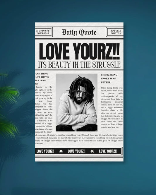 JCOLE| LOVE YOURZ|DAILY QUOTE