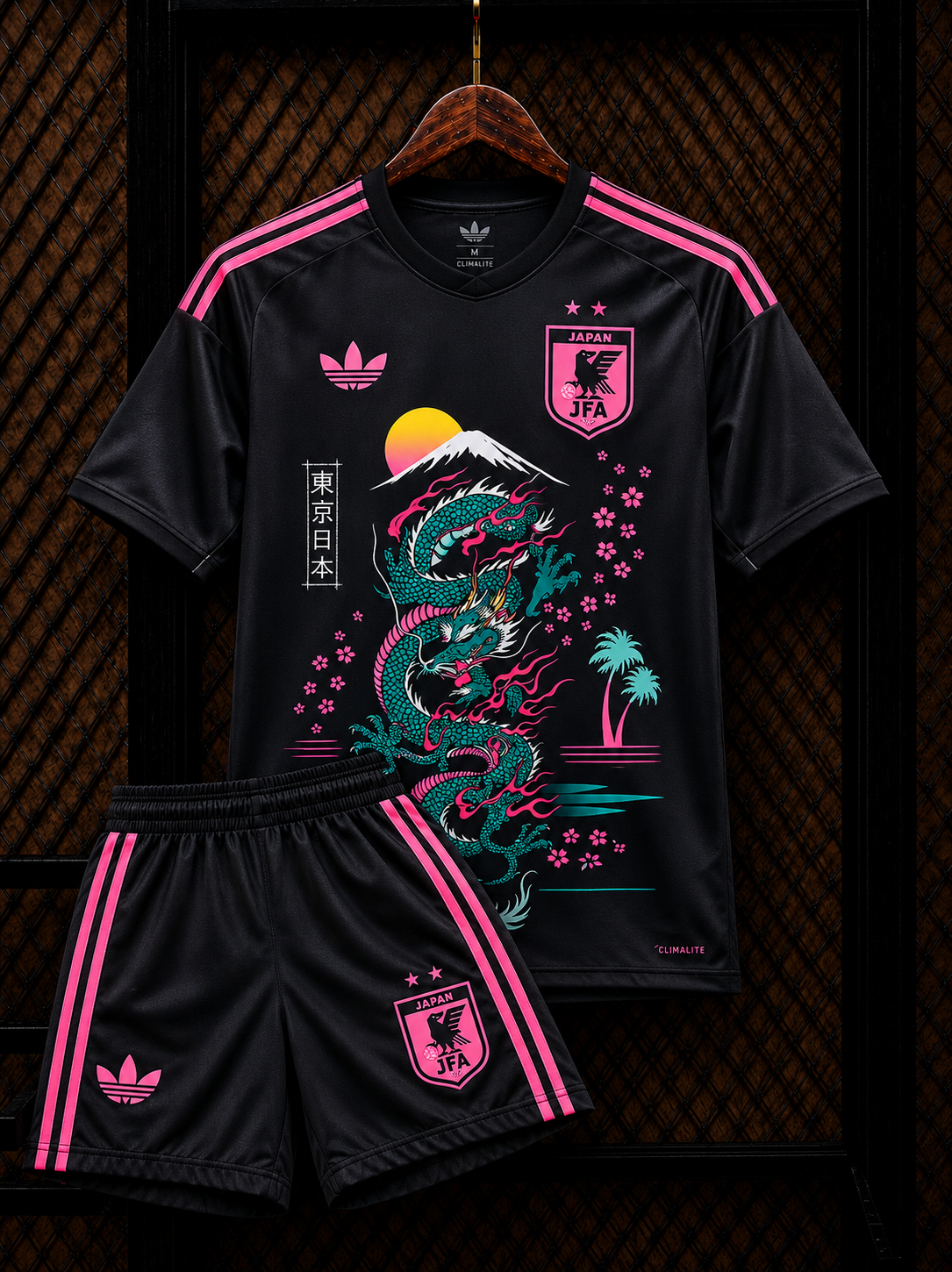 Adidas Japan Special Edition Dragon Concept Jersey and Shorts Set