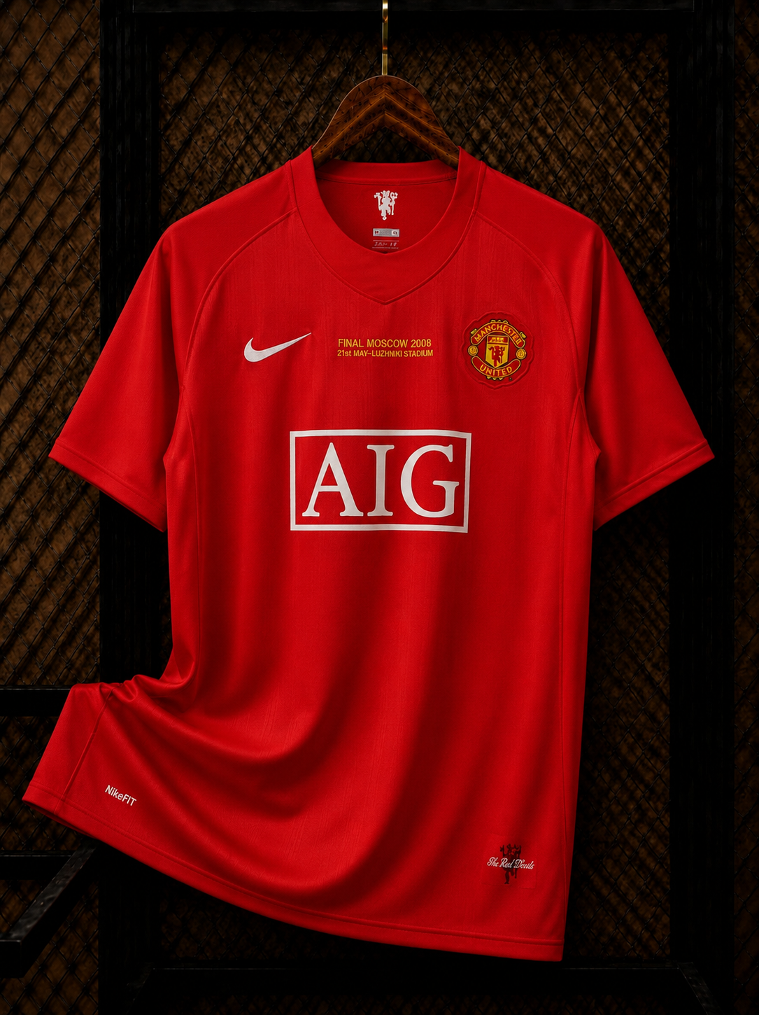 Manchester United 2007/08 Cristiano Ronaldo Era AIG Jersey