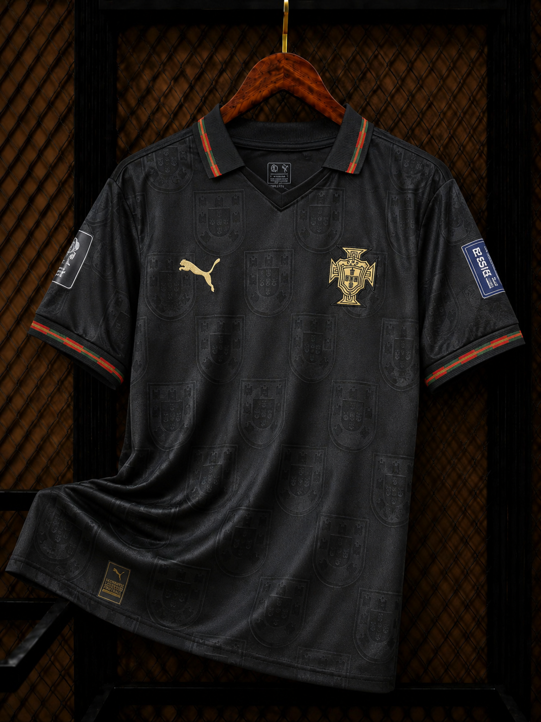 Portugal Stealth Black Jersey (Premium Edition)