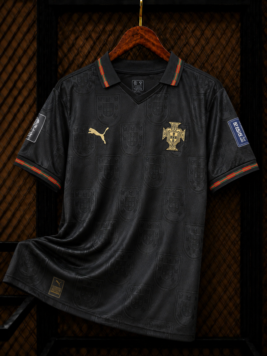 Portugal Stealth Black Jersey (Premium Edition)