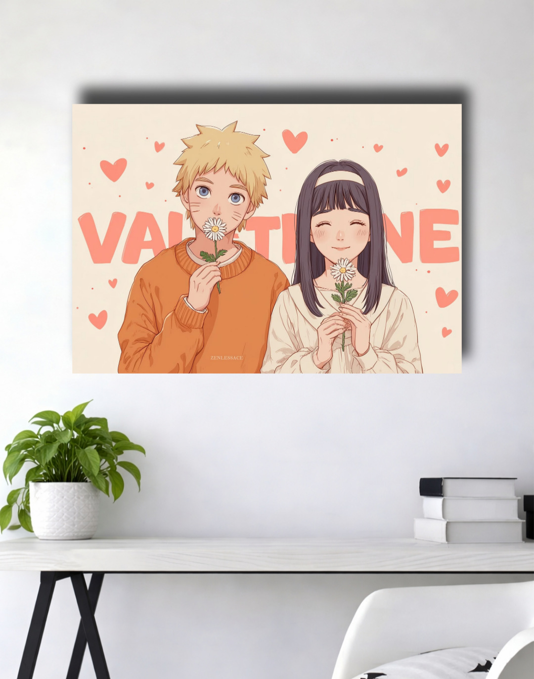 Naruto & Hinata | Shinobi Hearts | Premium Quality Poster