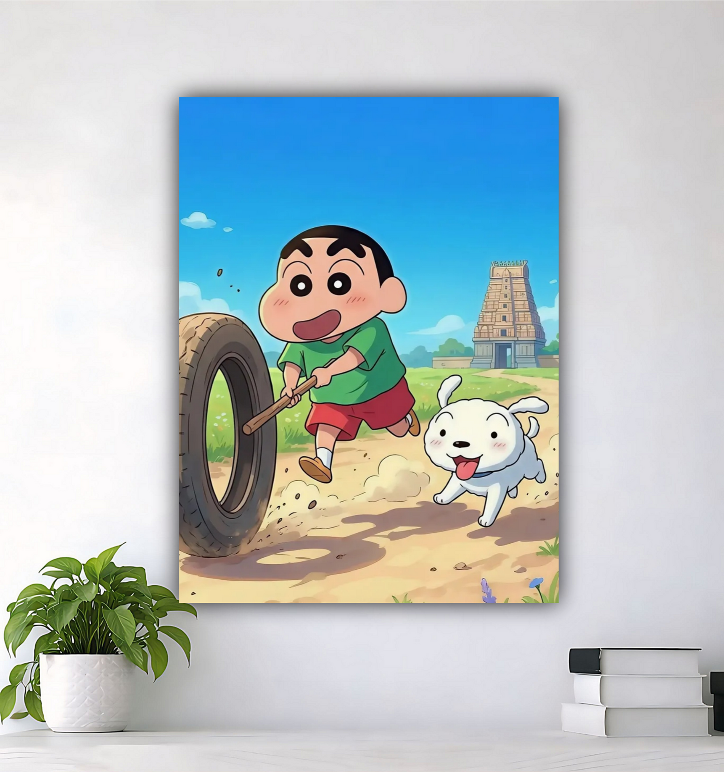 SHINCHAN & SHIRO CUTE DUO || SINGLE POSTER