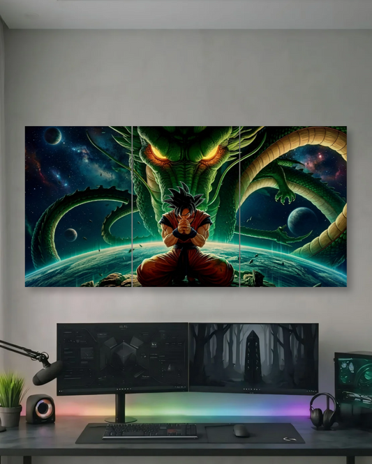 GOKU & SHENRON | WISH DRAGON LEGEND | PREMIUM PRINTS