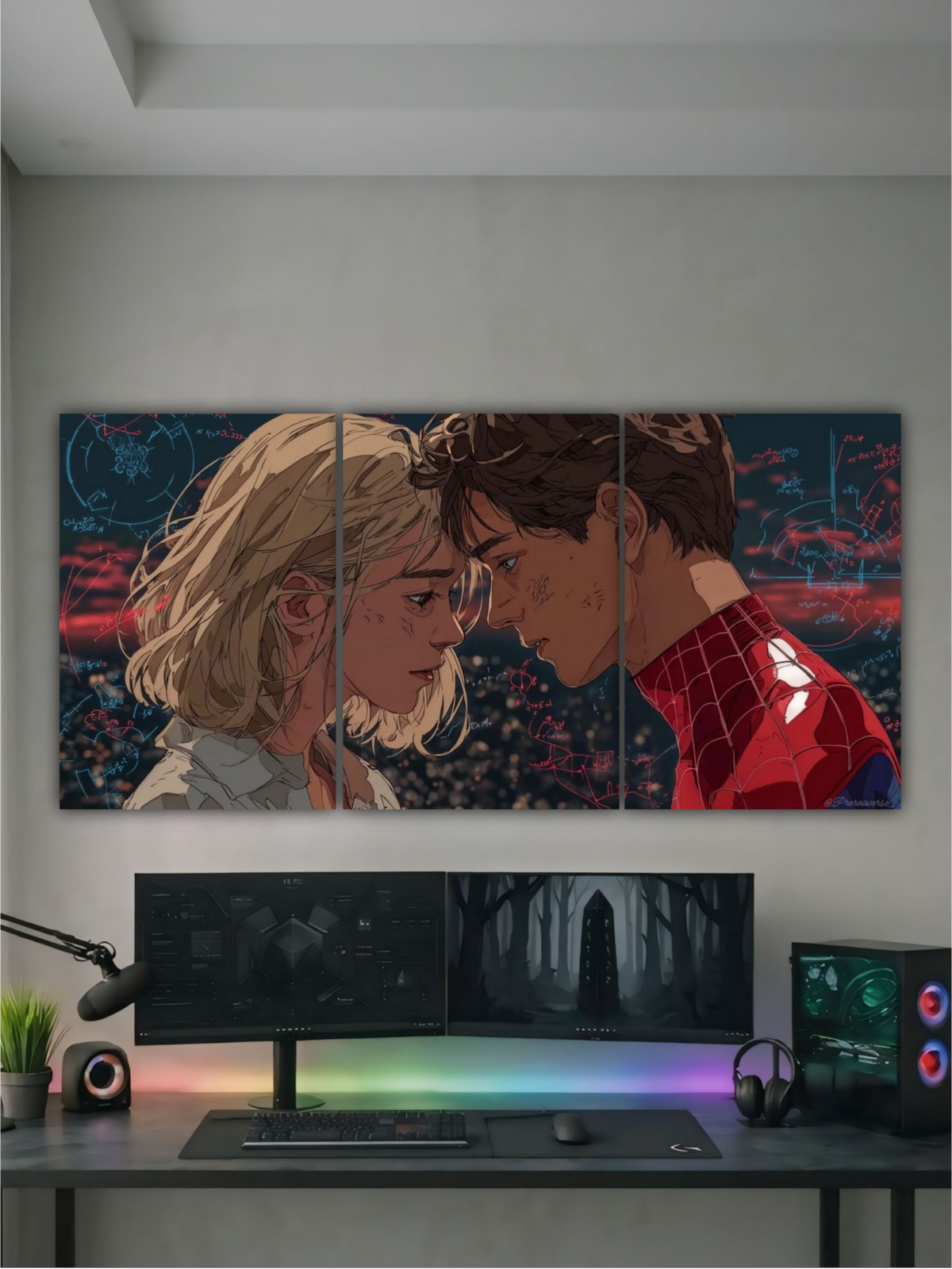 SPIDER-MAN & MJ BEAUTIFUL MOMENT || SPLIT POSTER