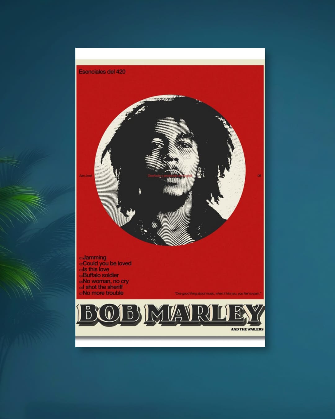 BOB MARLEY| RED CIRCLE