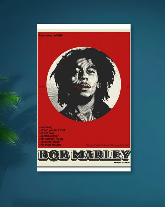 BOB MARLEY| RED CIRCLE