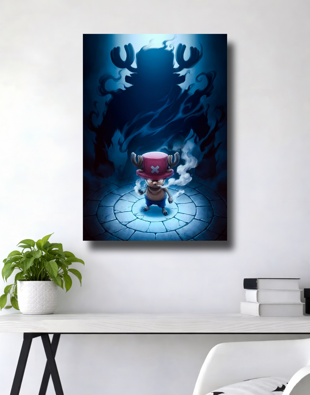 Tony Tony Chopper | Shadow Moose Aura | One Piece Cute Reindeer Poster | Anime Bedroom Art