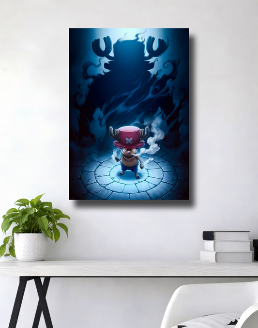 Tony Tony Chopper | Shadow Moose Aura | One Piece Cute Reindeer Poster | Anime Bedroom Art