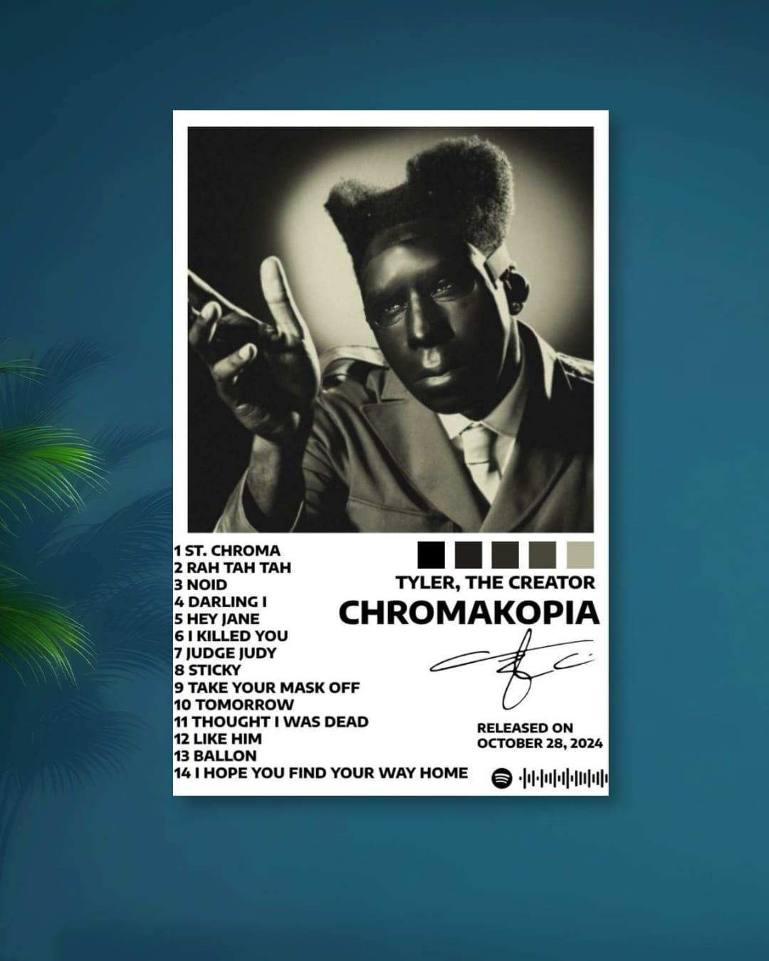 TYLER THE CREATOR|CHROMAKOPIA|ALBUM|AUTOGRAPH