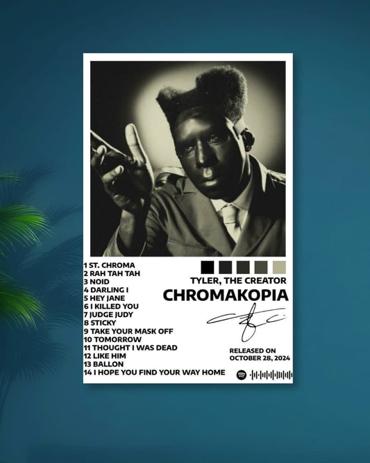 TYLER THE CREATOR|CHROMAKOPIA|ALBUM|AUTOGRAPH
