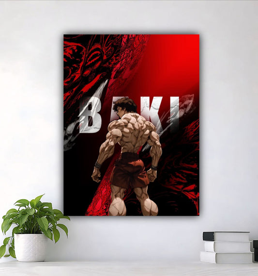BAKI | MODERN ANIME WALL ART | PREMIUM FINISH
