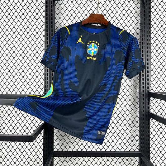 Brazil Midnight Pulse Jersey – Black & Electric Blue Edition
