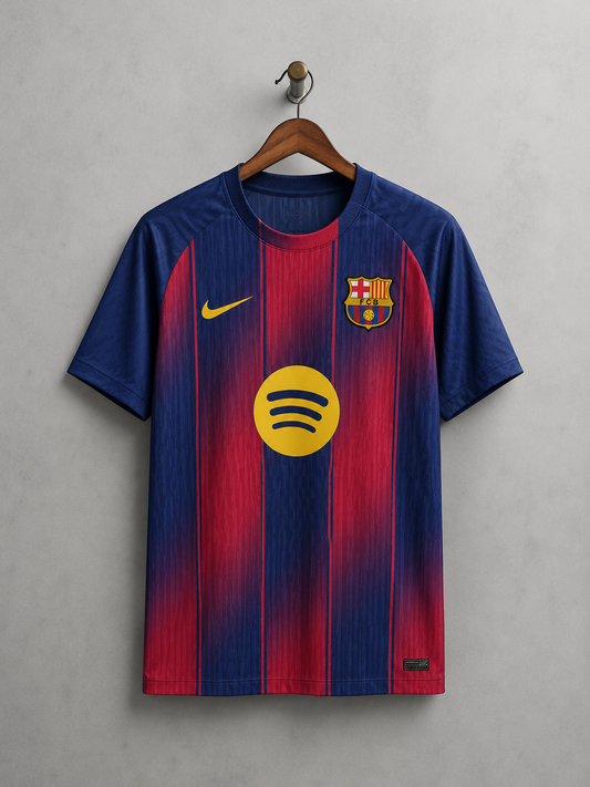 Barcelona Classic Red and Blue Football Jersey and Shorts Set