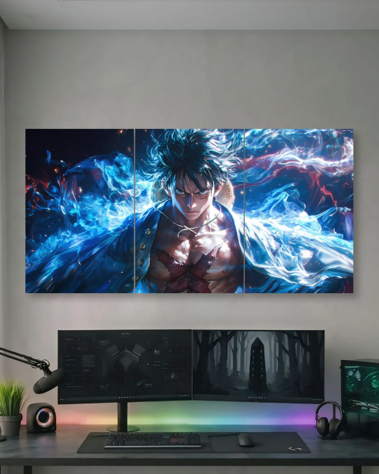 MONKEY D. LUFFY | GEAR 5 AWAKENING | SUN GOD NIKA FORM | WALL VIBES EDITION