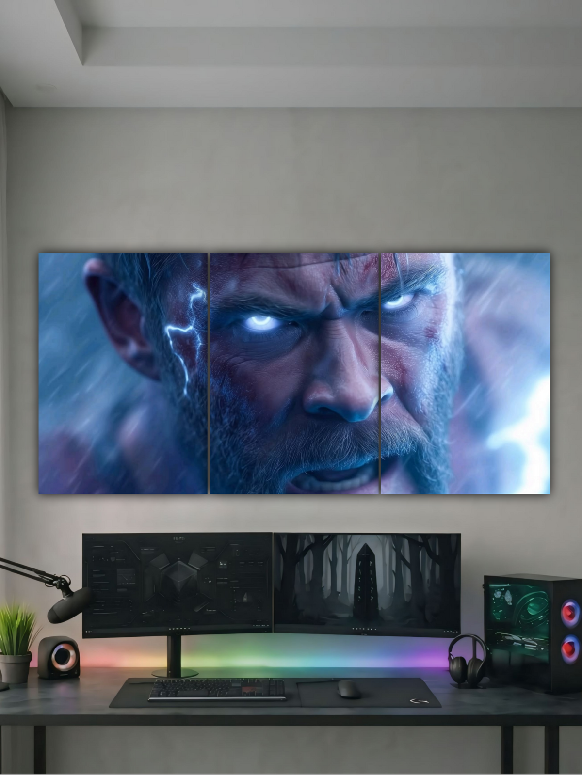 THOR LIGHTNING EYES || SPLIT POSTER