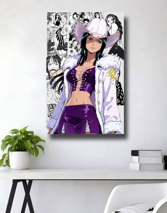 Nami | Manga Crew Collage | One Piece Cat Burglar Aesthetic Poster | Anime Wall Art
