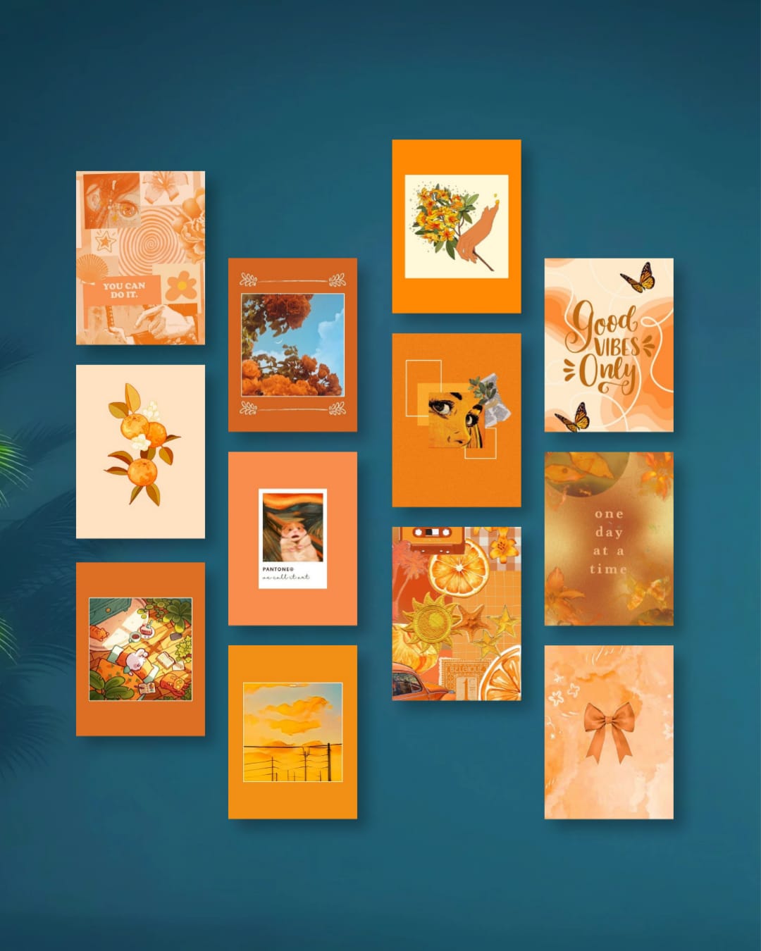 ART HEROES | ORANGE SKY | PREMIUM POSTER PRINT