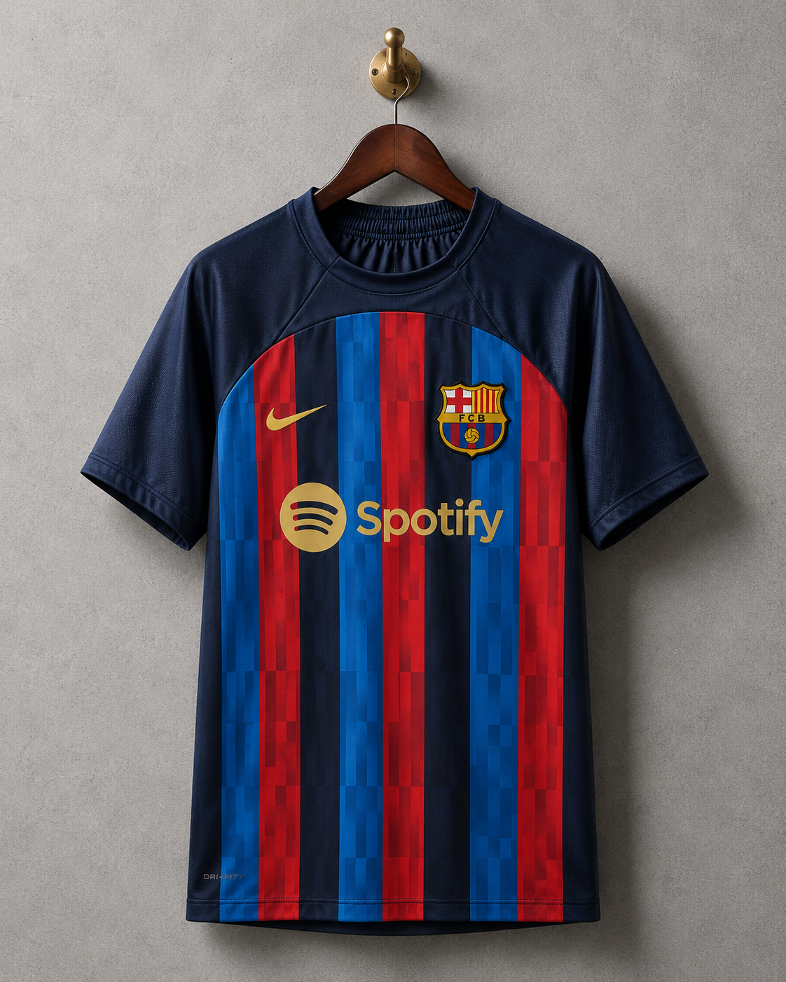Barcelona Blaugrana Football Jersey & Shorts Combo Set
