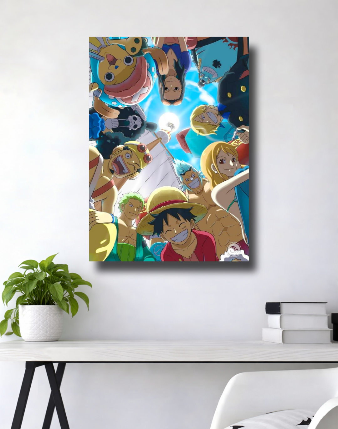 Straw Hat Crew | Epic Circle Adventure | One Piece Group Poster | Anime Wall Art