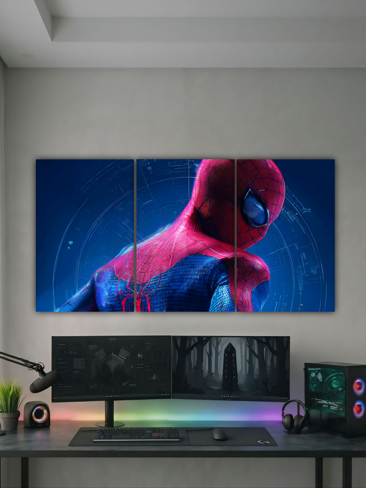 SPIDER-MAN WEB WARRIOR || SPLIT POSTER