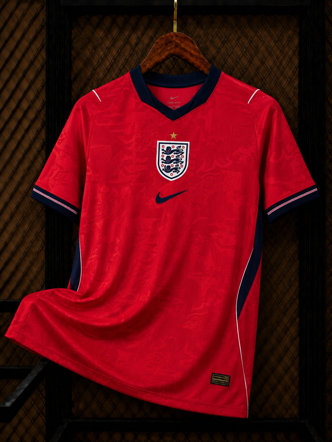 England Three Lions Away Shirt – Elite Red