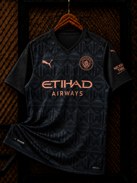 Men's Manchester City Dark Graphic Football Shirt
