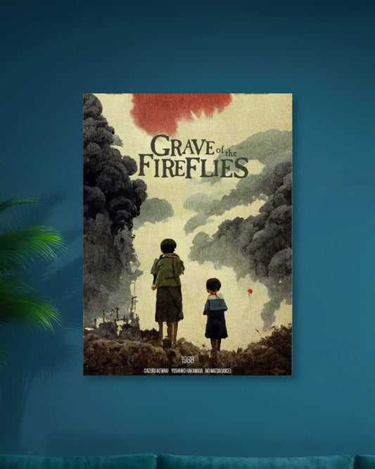 GRAVE OF THE FIREFLIES SINGLE POSTER | WAR & INNOCENCE