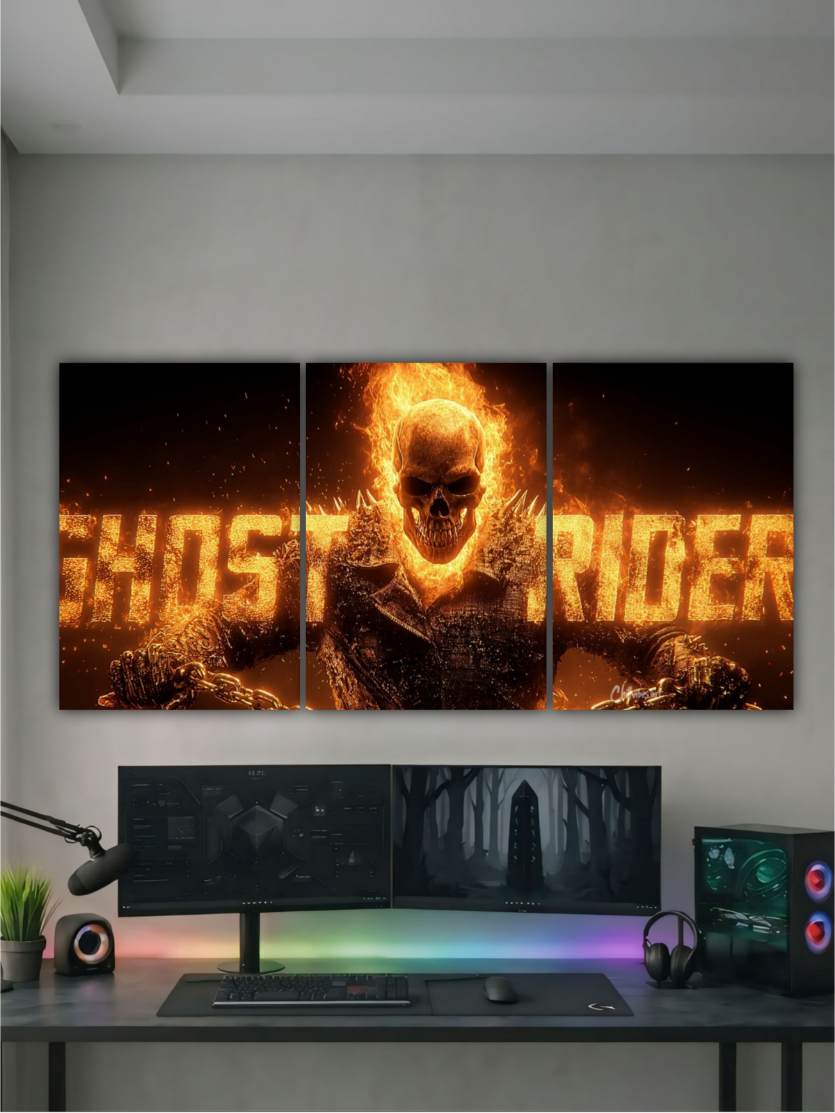 GHOST RIDER SPIRIT OF VENGEANCE || SPLIT POSTER